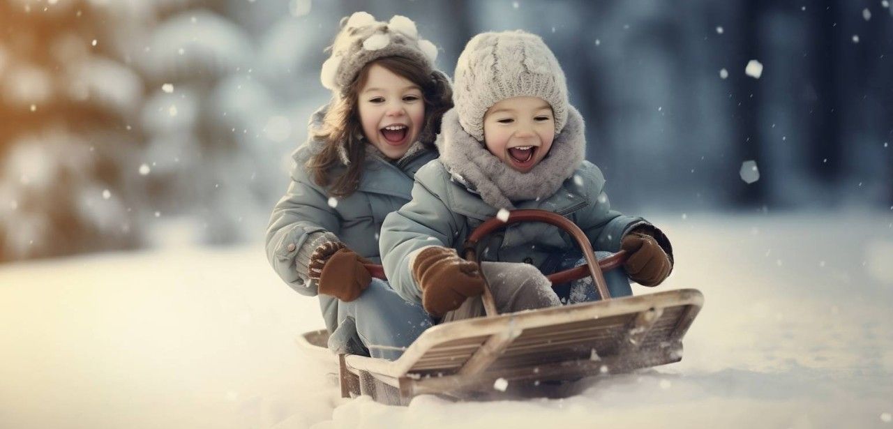 Schlitten fahren: Warm und sicher mit Deinem Kind auf dem Rodel